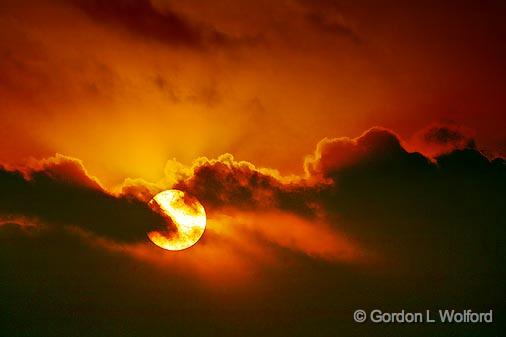 A Peek Of Sunrise_30143.jpg - Photographed along the Gulf coast at Matagorda Bay near Port Lavaca, Texas, USA.